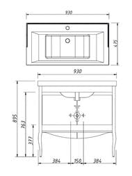 ����� ��� �������� Caprigo ������� 90 concept 930�895�475 2 �����, ����: ������ 34113-SF019