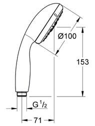 ������ ��� Grohe Tempesta 28578002 4 ���� �����