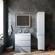 Шкаф-колонна AM.PM Gem S напольный, правый (300x320x1900) цвет: белый глянец M91CSR0306WG