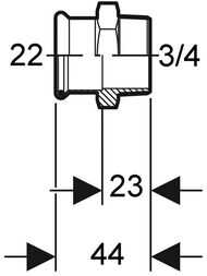  MAPRESS 22-R 3/4 ,  21707