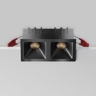 ������������ ���������� Maytoni Alfa LED (����� ���) DL043-02-10W3K-SQ-B-1, 3000K, 20��, 50�, IP20, LED, ������