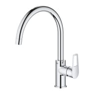Смеситель Grohe BauLoop 31368001 для кухни однорычажный, С-излив, хром