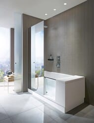 ����� � ������� ������������ Duravit Shower+Bath 1700�750�2100 � ���� �����,���������� ������ 700403000100000