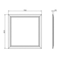 ������� COMFORTY �������-120 (780�800�30) ����� ������ 00004143507