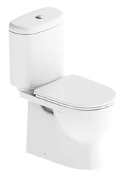 Унитаз компакт Sanita Luxe ART Comfort (630x345x755) сиденье из дюропласта, микролифт WC.CC/Art/2-DM/WHT.G/S1