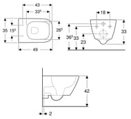 ������ ��������� Geberit Smyle Square (350�490�330) ������������, ����������� 500.379.01.1