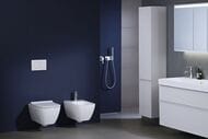 Унитаз подвесной Geberit Smyle Square (350х540х330) безободковый, с сиденьем-микролифт 500.685.01.1