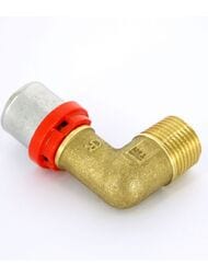 Угол пресс Tiemme 16х1/2"Н 1650010 / 1654G001604CZ