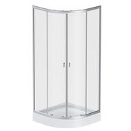 Душевой уголок AM.PM X-Joy Twin Slide (80х80х185) профиль матовый хром/прозрачное W88G-205-080MT64
