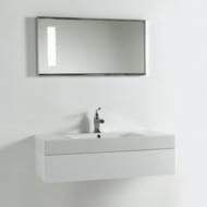 Раковина Kerasan Cento 355001*1 1000х450мм,подвесная, с отверстием под смеситель, белый