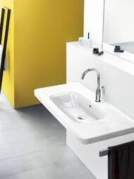 Смеситель Hansgrohe Logis 71130000 для умывальника однозахватный, поворотный излив, дон. клап., хром — изображение 3