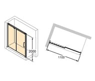 ������� ����� HUPPE Aura Elegance 1100�2000 �����, ��������� ����/������ ���������� 401413.092.321