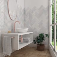 Плитка настенная Equipe La Riviera Melange (65х200) белая, 25864 (кв.м.)
