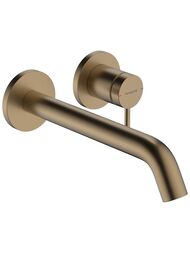 Смеситель Hansgrohe Tecturis S для раковины, встраиваемый, шлифованная бронза 73351140 — миниатюра 1
