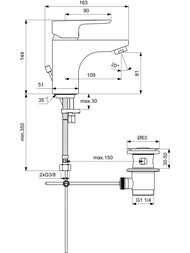 Ideal Standard CERAPLAN 3 ��������� ��� ����������� GRANDE B0704AA � ������������ ������ ��������