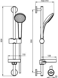 Ideal Standard IDEALRAIN   B9412AA  1 100,  600, , 1750
