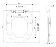 Сиденье для унитаза AM.PM Sense с микролифтом C747855WH