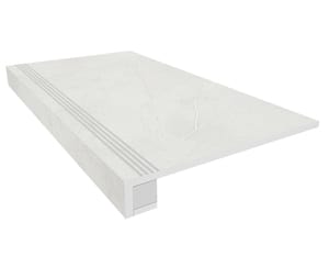 Комплект керамическая ступень и подступенок Estima Marmulla Grey MA01 (330х1200) неполир.,серая(шт.)