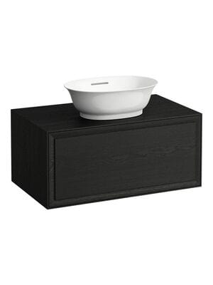 Тумба с раковиной Laufen New Classic (777х457х492) подвесная, 1 ящик, черный дуб 4.0601.1.085.628.1+8.1285.2.000.112.1