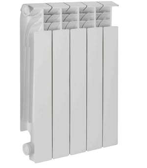Уценка! Радиатор алюминиевый, 5 секций TENRAD 500/100, 950 Вт