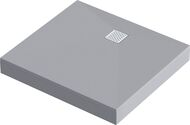 Экран GOOD DOOR BAS ABS Essentia 900х900 Soft-touch, цвет: графит (квадратный)