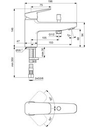 ��������� ��� �����/���� Ideal Standard CERAPLAN BD257XG ���������, �������������, ������ �������