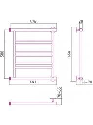 ����������������� ������� ������ ����� 500x500, ����.�����, ������� �����.,00601-5050