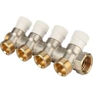 Коллектор распределительный STOUT 3/4", 4 отвода 3/4"ЕК SMB 6851 343404