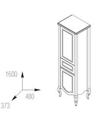 ����� Caprigo ������-� ��������� 480�1600�373 �����, ����: ���������� 33551L-SF015