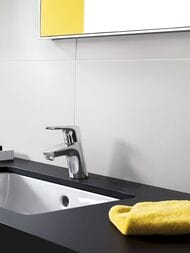 Смеситель Hansgrohe Focus 31604 для умывальника с фикс.изливом, с нажимным донным клапаном, хром — изображение 2