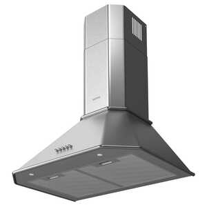 Вытяжка Korting KHC 6839 X (598х450) 850 м3/ч, 190 Вт, нерж. сталь