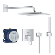 Душевая система Grohe Eurocube 25238000 встраиваемый смеситель с вн.частью, верхний/ручной душ, хром