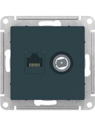 ������� Systeme Electric ATLASDESIGN ������� ������������+�� RJ45+TV ��������� 5E ������� ATN000889