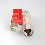 Коллектор VALTEC 1" на 3 подв.с кранами. Евроконус 3/4, VTc.580.NE.0603