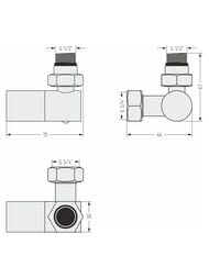 ������� 3D ������ ������� ������� �����, 1/2"��3/4" �����. �����, 071-1403-1234