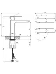��������� ��� ����������� RAVAK Eleganta EL 012.20BLM BeCool, ��������, ��� �/�, ������ ��� X070411