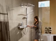 Верхний душ Hansgrohe Raindance E 300 AIR 1jet держатель из стены 390мм 26238000