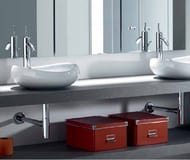 Умывальник накладной Roca URBI 1 (450х450х180) без перелива, керамика, цвет: белый 327225000