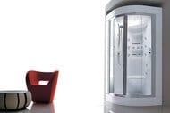 Душевая кабина Gruppo Treesse Acquazzurra 100 S (1000х1000х2200) турецкая баня+верх.душ B7517+DOCCI
