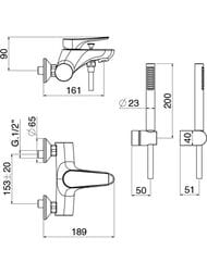 ��������� GATTONI Mach 10 80000/80CO ��� �����/����, ���������, ����
