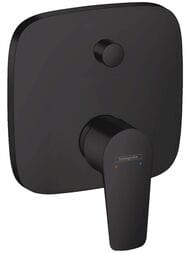 Смеситель Hansgrohe Talis E 71745670  для ванны однорычажный, внешняя часть, черный матовый — миниатюра 1
