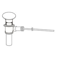 Сливной клапан TOTO POP-UP WASTE для раковины TR и смесителя GB17, арт.VM5D417#XW