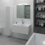 Тумба под раковину La Fenice TERRA Bianca 60 см (590х450х350) белая матовая FNC-01-TER-B-60