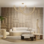 ��������� ���������� Maytoni Golden Cage (������ �����) MOD216PL-L55G3K, 3000K, 107��, 360�, IP20, LED, ������
