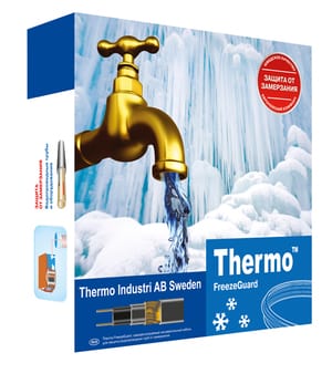 Греющий кабель для труб THERMO FreezeGuard 8м, 15Вт/пог.м, 120Вт, наружный