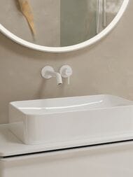 Смеситель Hansgrohe Tecturis S 73351700 225 мм, для умывальника, встраиваемый, белый матовый — изображение 2