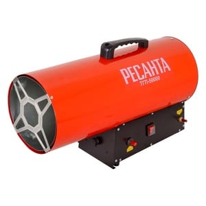 Тепловая газовая пушка РЕСАНТА ТГП-50000 50000Вт, 1500м3/час, арт.67/1/16