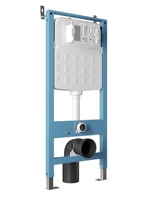 Инсталляция Aqueduto TECNICA Nova 1140х500 двухрежимный смыв, стальная, для подвесного унитаза TEC11