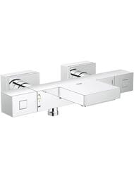 Смеситель Grohe Grohtherm Cube 34497000 для ванны/душа, термостат, короткий фиксированный излив — миниатюра 1