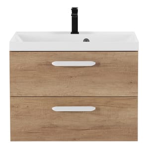Тумба под раковину BelBagno AURORA (800х450х500) без ручек, Rovere Nebrasca Nature 800-2C-SO-RNN